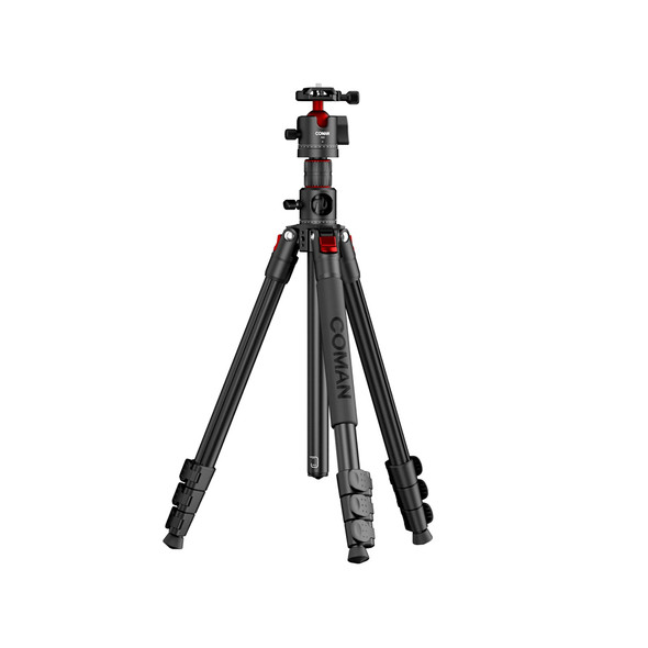 Coman KX3939Mini A32 1.8m Aluminium Alloy Multi-Functional Horizontal Tripod & Monopod with Ball Head for Flat Lay Photos (Max Load 5kg)