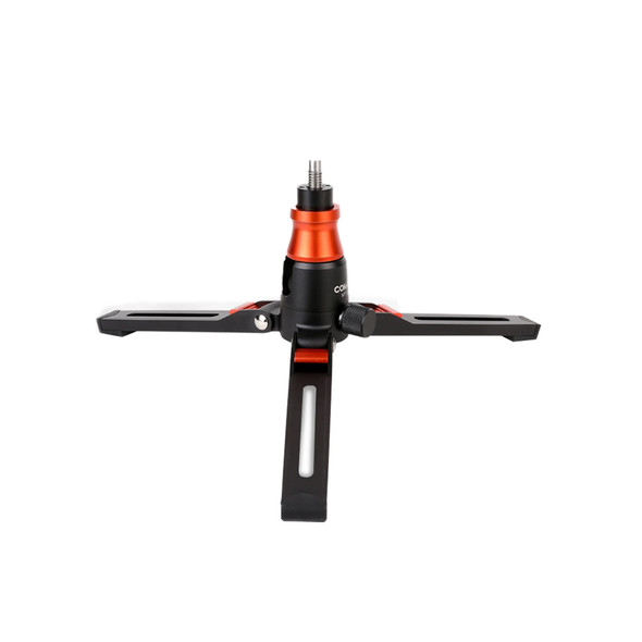 Coman MT10 Aluminium Alloy Mini Tripod Monopod Base Legs for DK327AQ6 Monopod