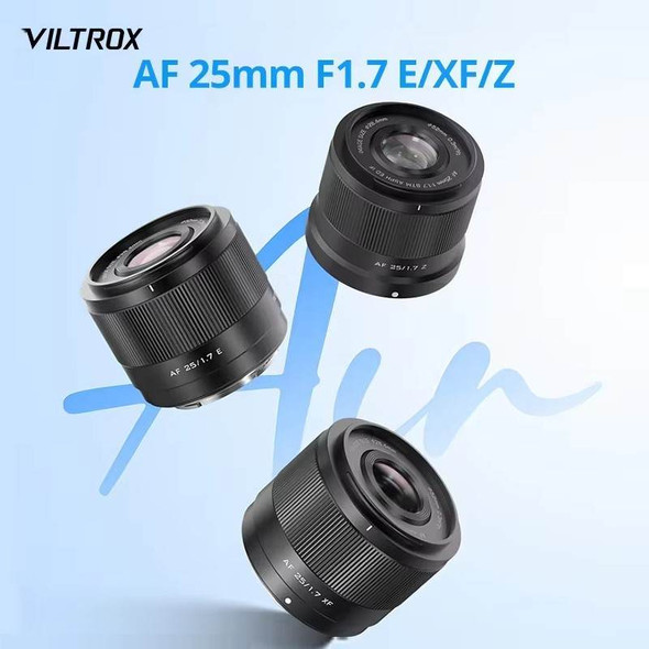Viltrox AF 25mm F1.7 XF Air APS-C Auto Focus Prime Lens for Fujifilm X-Mount