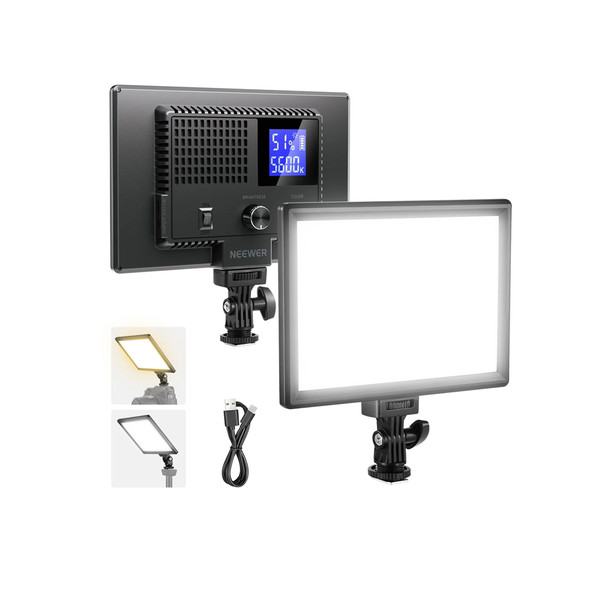 NEEWER  NL-120B 10105224EU BASICS 9"10W Bi-color Soft LED Panel Light (2700K-6500K) 