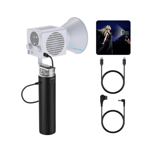 NEEWER PH99E 10105897EU 14.54V 6800mAh 99Wh Battery Grip Power Supply Handle for Portable COB Video LED lights