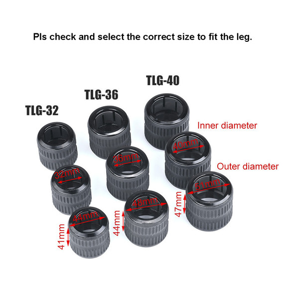 Sunwayfoto TLG-36 36mm Twist Lock Tripod Rubber Grip Replacemnt Parts