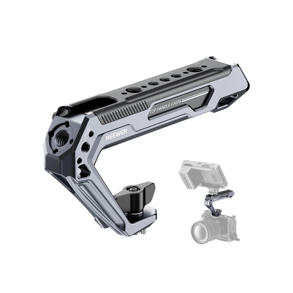 NEEWER CA078 10104002 ARRI All Metal Camera Top Handle with Cold Shoe Mount for Camera Cage