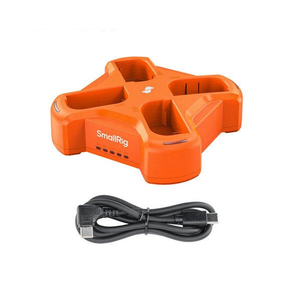 Smallrig 4838 LP-E6NH 4-Channel PD 60W Fast Charging Camera Battery Charger for Canon LP-E6 