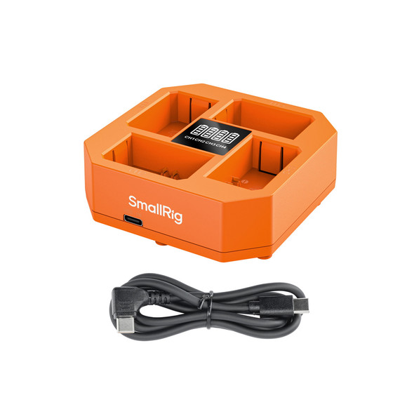 SmallRig 4839 NP-FZ100 4-Channel PD 60W Fast Charging Camera Battery Charger for Sony NP-FZ100