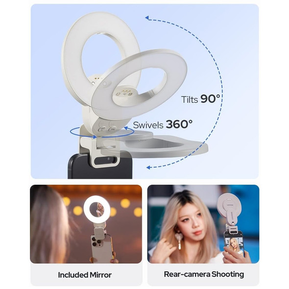 Godox LR30Bi Litemons Bi-Color Selfie LED Ring Light (2800K-6500K) 
