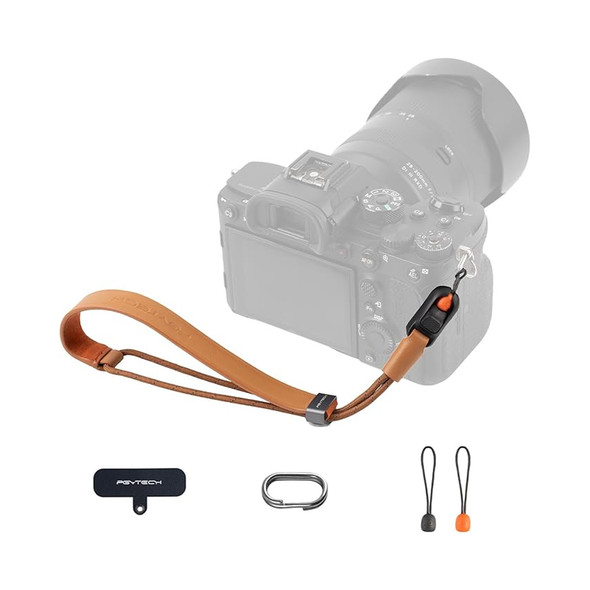  PGYTECH  P-CB-593 Vintage Camera Wrist Strap Slim (Caramel Brown)