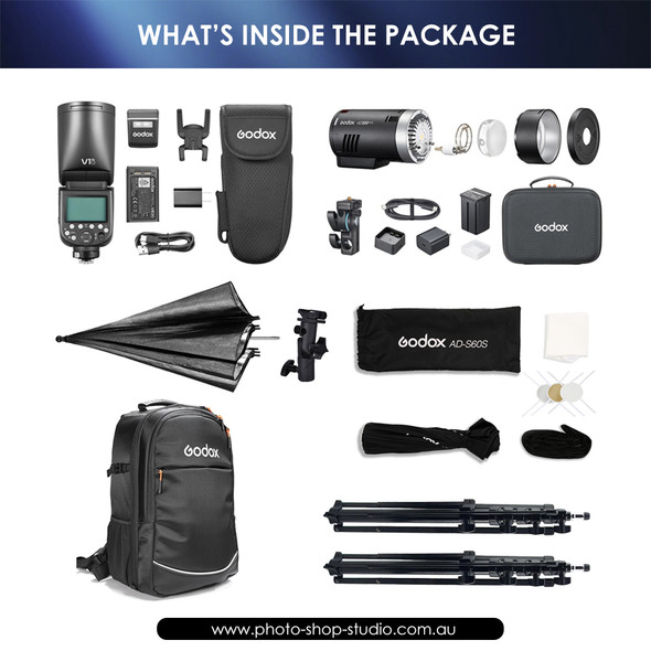 Godox V1 Pro + AD300ProII Two Light Kit