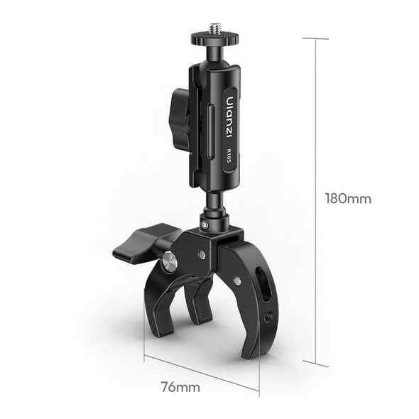 Ulanzi R105 C057 Bicycle Rail Mount Clamp for Action Camera 