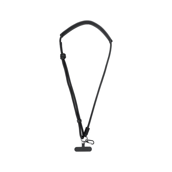  JJC APC-B High-density Braided Cord Neck Strap with Phone Patch for Action Camera (Black)