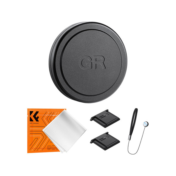 K&F Concept SKU.2255 Aluminum Alloy Lens Cap Kit for Ricoh GR II, GR III, GR IIIx