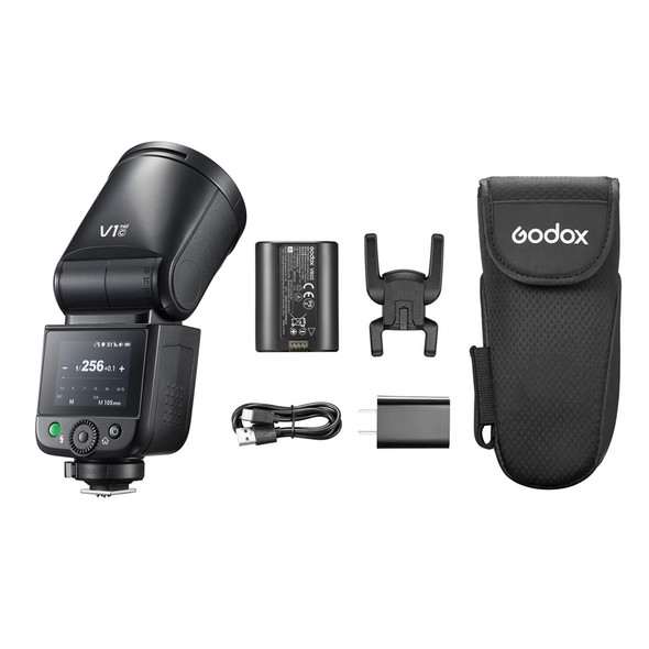 Godox V1 mid C 55Ws TTL Li-ion Touchscreen Round Head Speedlight Flash for Canon