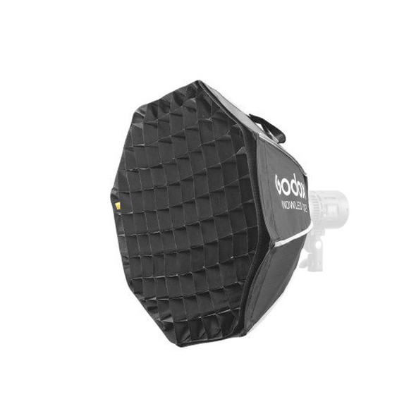  Godox S02 45cm Knowled Umbrella Quick Release Octagonal Softbox with Grid (Bowens Mount) for MS / RS Series Lights