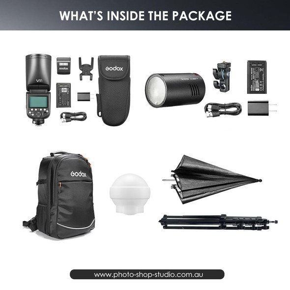Godox V1 Pro + AD100ProII Two Flash Kit