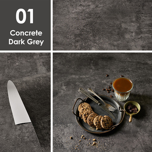  Fotolux 90cm x 120cm PVC Background Sheet (Concrete & Marble Pattern)