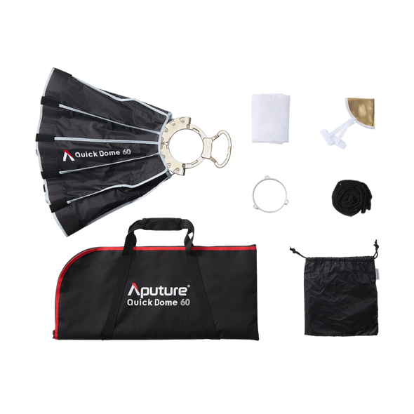  Aputure Quick Dome 60  60cm Quick Release Parabolic Softbox with Grid (Bowens Mount)