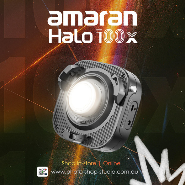 Aputure amaran Halo 100x  100W Bi-Color AC Power COB LED Light  2700K-6500K (Bowens Mount)