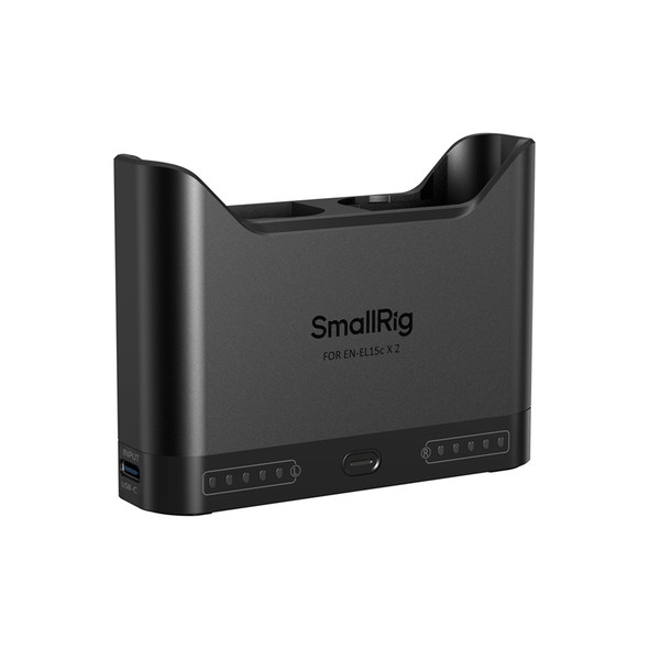 SmallRig 5491 22.5W USB-C Fast Dual-Slot Battery Charger for Nikon EN-EL15C