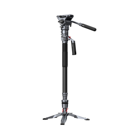 SmallRig 5565 1.75m Carbon Fiber Video Monopod with Fluid Head & Leg (Max Load 15kg)