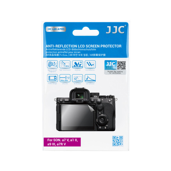 JJC LAR-A7M5 Anti-Reflection LCD Screen Protector for Sony A7 V, A1 II, A9 III & A7R V