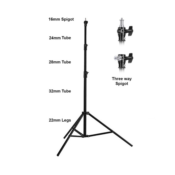 Godox SL260A Alum Air-Cushion Light Stand 2.6m tall (Large size)