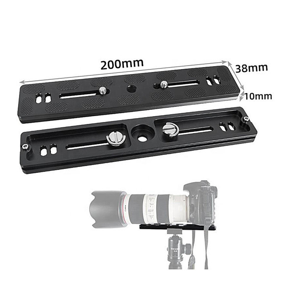 Fotolux PU-200 200mm Extra Long Arca-Swiss Aluminum Alloy Quick Release Plate