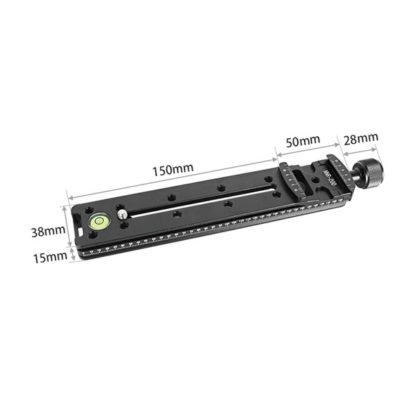 BEXIN NNR-200 200mm Arca Swiss Nodal Slide Rail with Clamp 