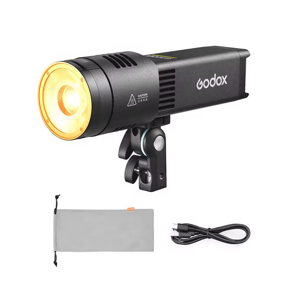 Godox RS100Bi Starter Kit - 100W Bi-Color Portable LED Video Light with Built-In Battery & Diffusion Dome