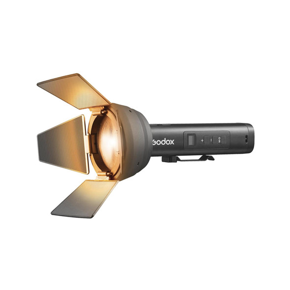 Godox FL15Bi 15W Bi-color LED Video Flash Light Torch with Barndoors & Fresnel Zoom Lens