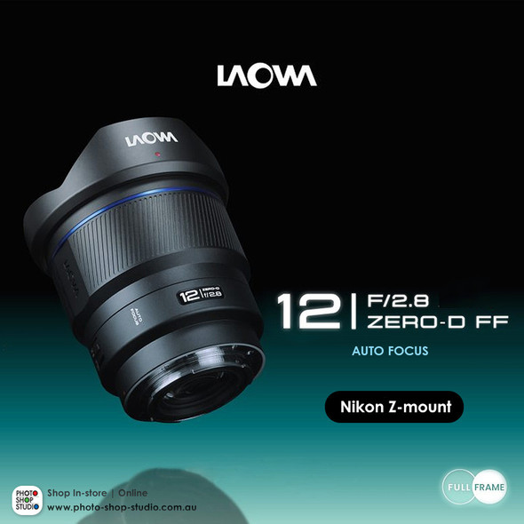  Laowa 12mm F2.8 Zero-D Dreamer FF Z Full Frame Auto Focus Ultra-Wide Angle Lens for Nikon Z-mount 