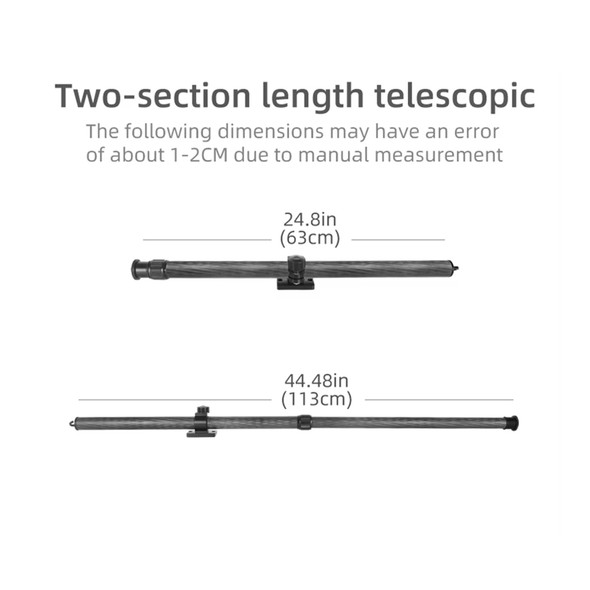 Bexin YT-03 113cm Carbon Fiber Extension Arm Cross Bar 
