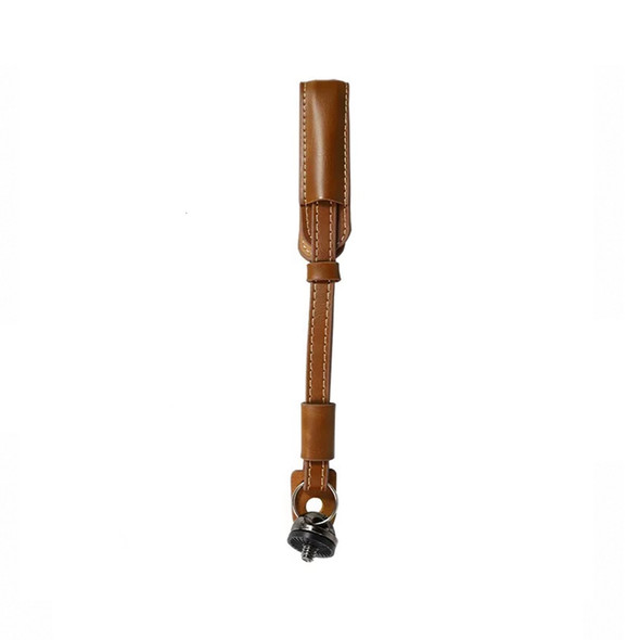 Fotolux X5M-BN Camera Wrist Strap with 1/4" Screw for DJI Pocket 3, Insta360 X4 Air & Compact Cameras - Brown