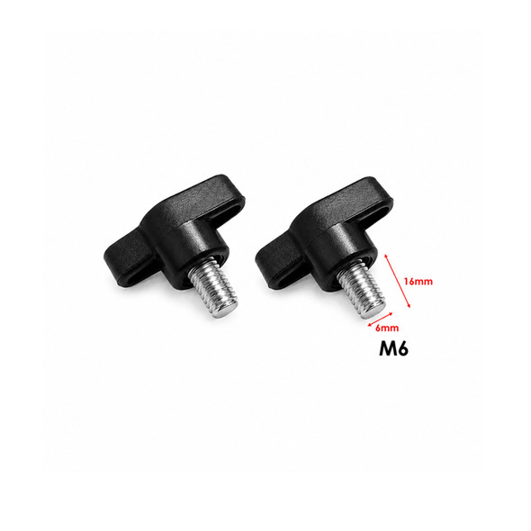 Fotolux M6-16 M6 x 16mm Replacement T-Wing Locking Screw - 2 Pack