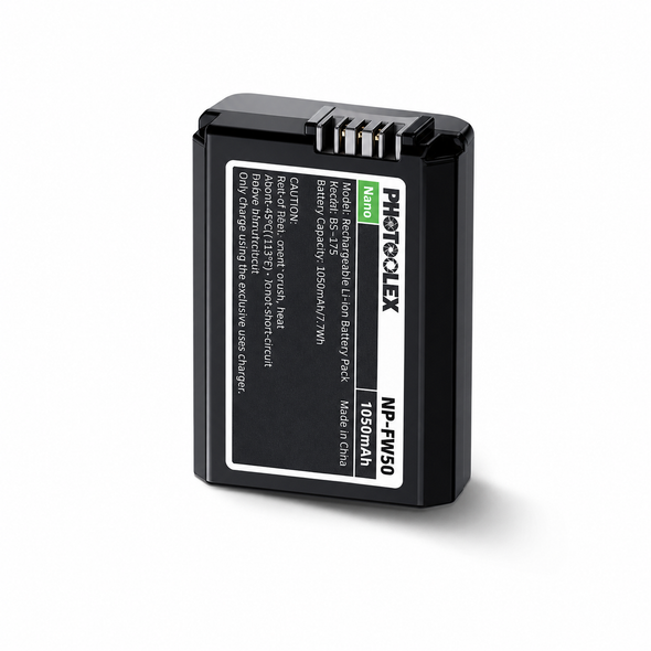 PHOTOOLEX BB Series Nano Sony NP-FW50 – Single Battery