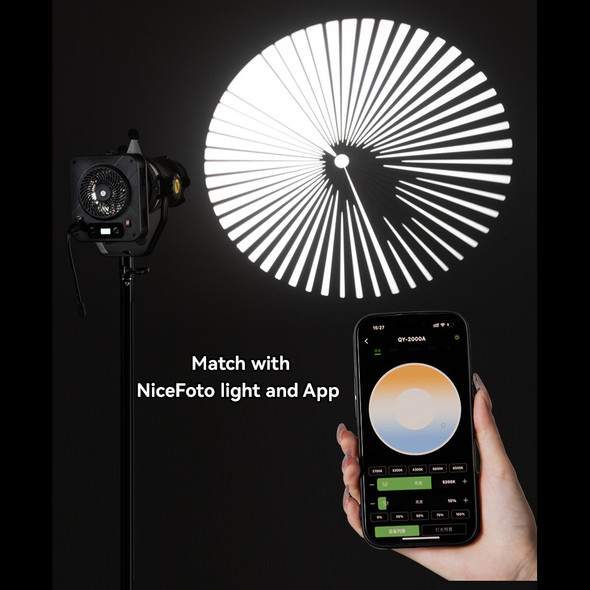 Nicefoto SN-28 Pro-Grade Projection Attachment with 36° Lens Kit for LED Light (Bowens)