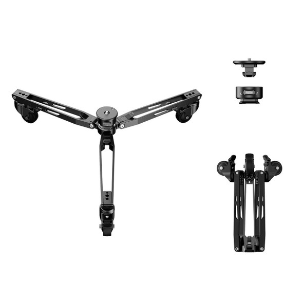 COMAN DF3 Aluminum Alloy Monopod Dolly with Wheels + PH70 QR Fixture