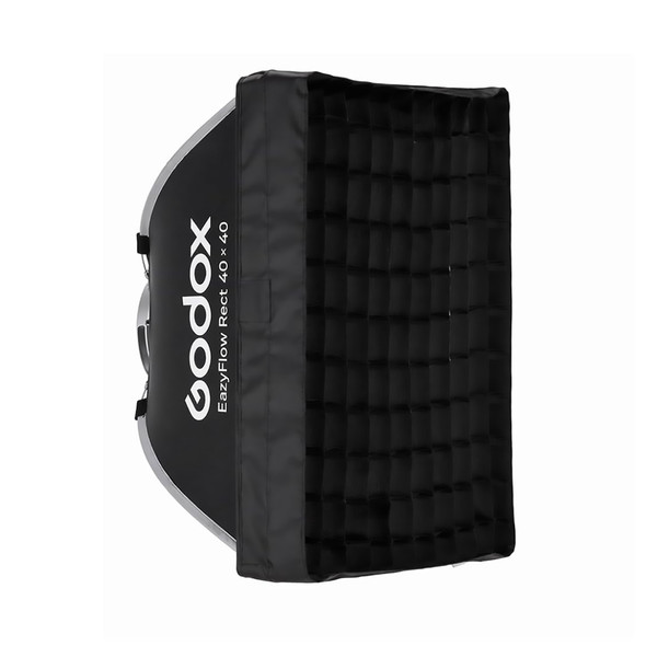 Godox EazyFlow Rect 40 x 40 Foldable Square Softbox with Grid - Bowens Mount