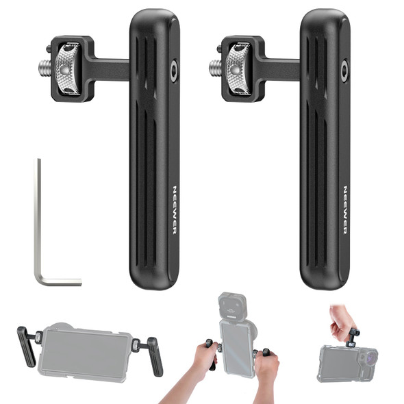 NEEWER PA027 Rotatable Phone Cage Side Handles - 2 Pack