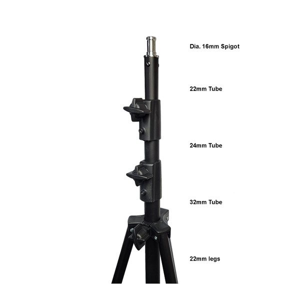 Godox BL-260T 2.6m Aluminium Light Stand (Air Cushioned)