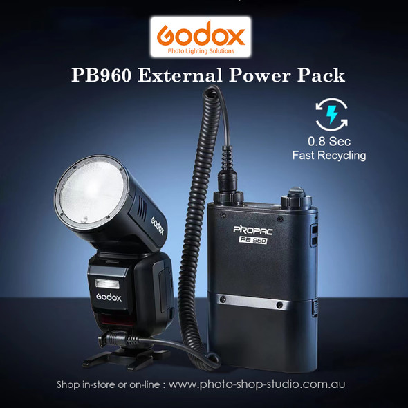 Godox Propac PB960 Power Pack for Speedlight (Choose Cable)