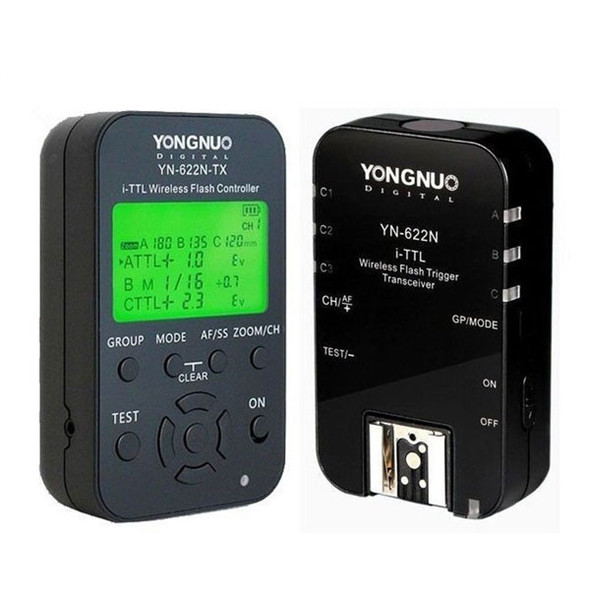 Yongnuo Speed Light Flash YN-622N-TX Wireless i-TTL Flash Transceiver Trigger Kit for Nikon