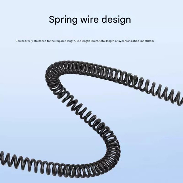 Fotolux PC Sync to Studio Flash 3.5mm Jack Coiled Cable (for Photo Booth )