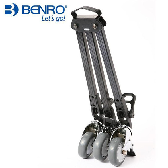 Benro DL08 Pro Video Tripod Hook-0n Dolly with 3 Caster Wheels