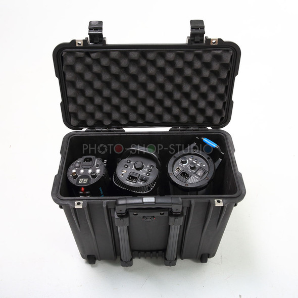 Pelican Hard Case Top Loader 1440B Medium (Foam, Black, Trolley)