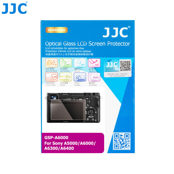 JJC GSP-A6000 Ultra-Thin Optical Glass LCD Screen Protector for Sony A6300 A6000 A5000