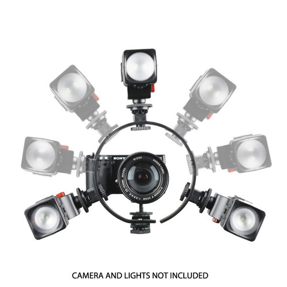 Boling Speedlite Ring Bracket with Adjustable Hotshoe (for up to 4 flashes)