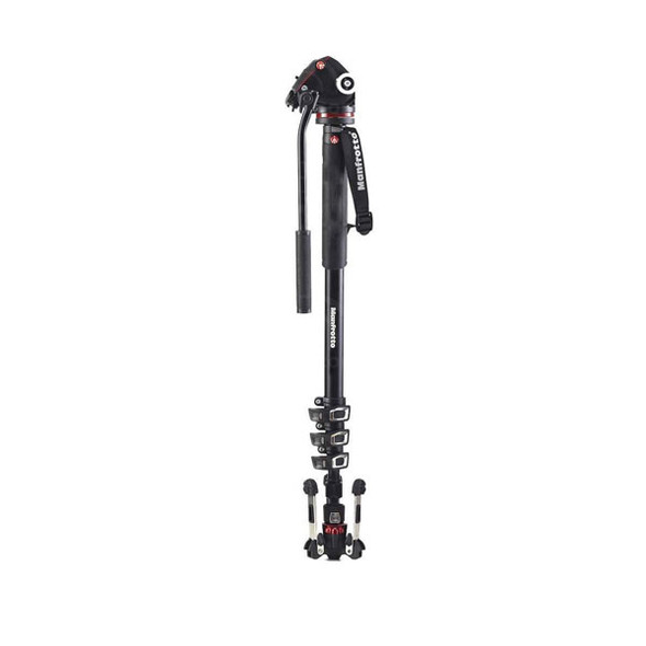 Manfrotto Video Monopod Aluminium Kit MVMXPROA42W (2 Way Head)