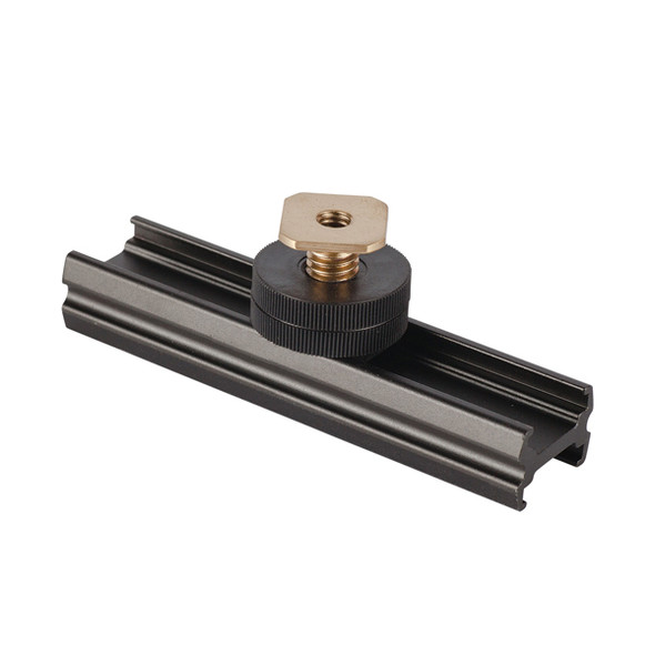 Fotolux Cold Shoe Rail with Double Ring Lock Cold Shoe (15cm)