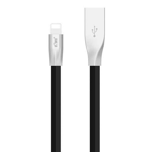 JJC KC-LTU12 KIWIFOTOS Zinc Alloy Data Cable for iPhone, iPad & iPod touch (Black)