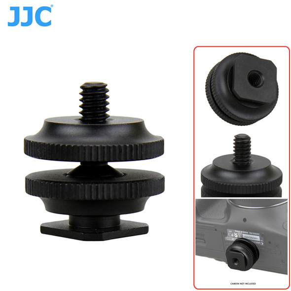 JJC MSA-11 Shoe Adapter with Male and Female 1/4-20" (Thread)